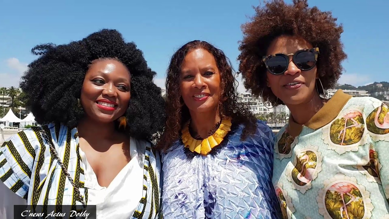 France Zobda au Festival de Cannes, commente sa mont&eacute;e des marches (C'news Actus Dothy)