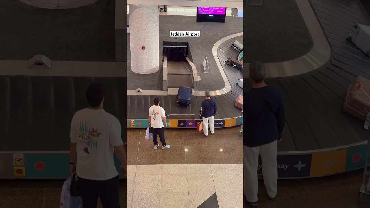 Baggage claim area | JEDDAH AIRPORT SAUDI ARABIA #baggage #shortvideo #travel #jeddahairport