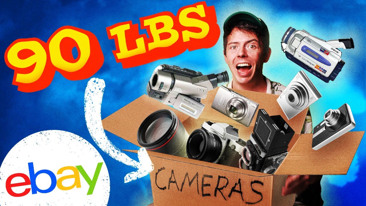 Thrifting 90lbs of Mystery Cameras (Can I Profit?)