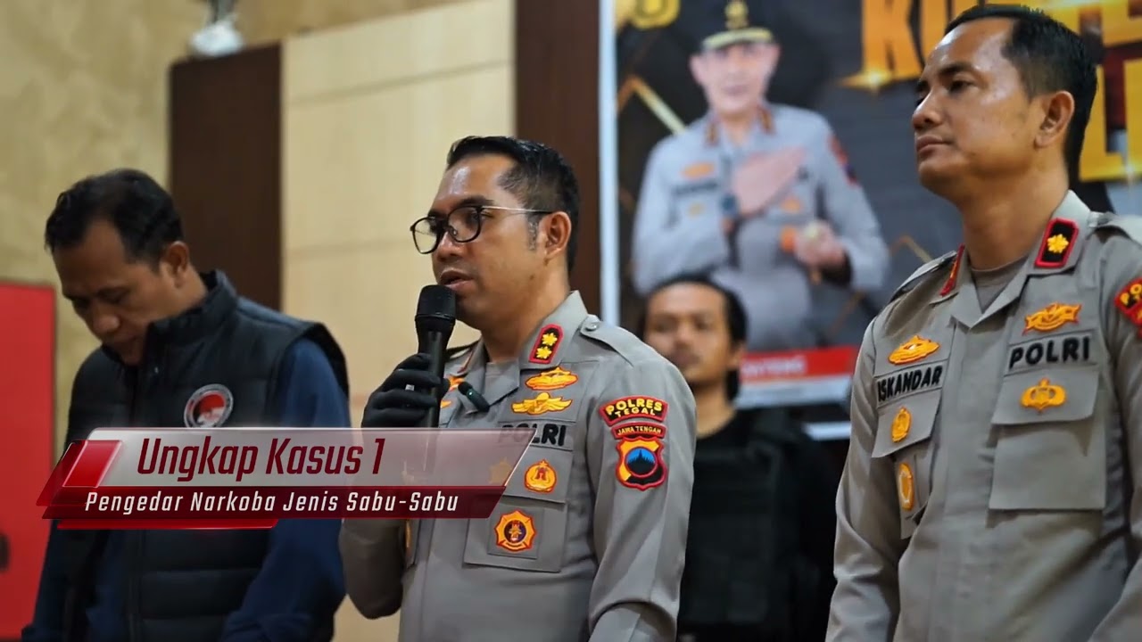 Dua Pengedar Sabu Dibekuk Polres Tegal