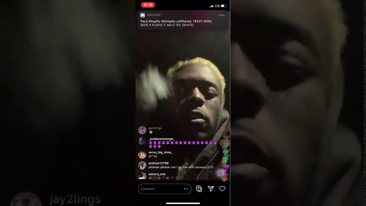 Lil Uzi Vert Instagram live 03/20/20