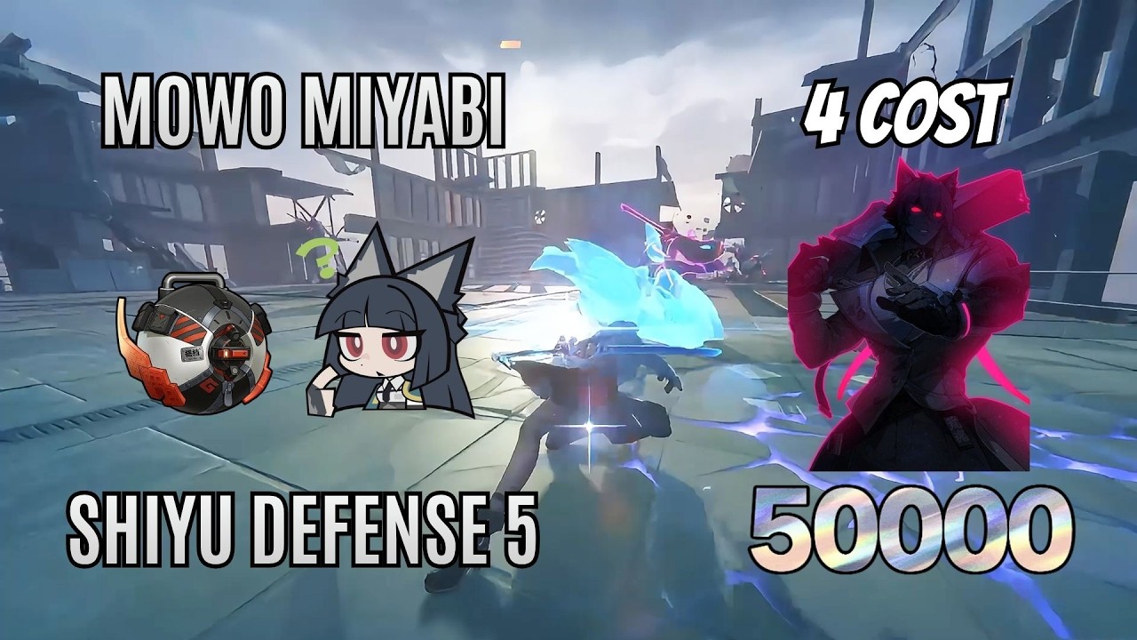 4 Cost 50K Miasmic Manato - M0W0 Miyabi M0W1 Nangong Yu M0W0 Yuzuha | Shiyu Defense 5 | ZZZ 2.7