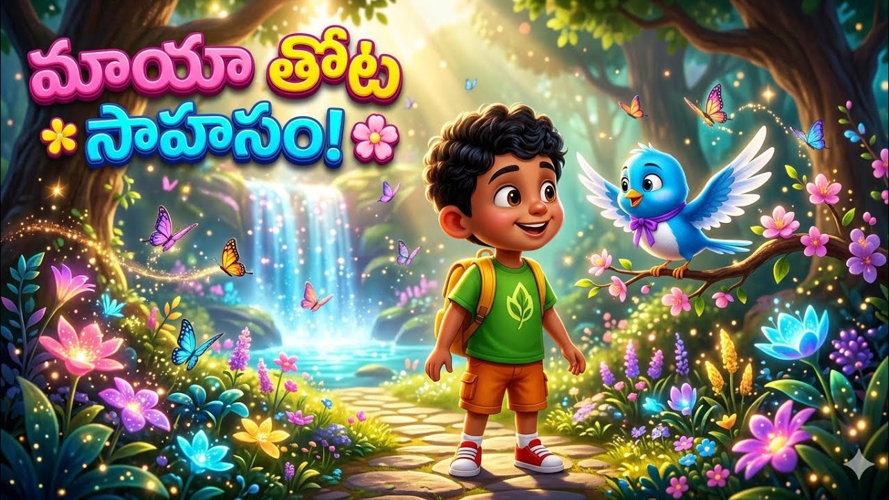 మాయా తోట సాహసం 🌸🐦 | రవి & లీలా ప్రకృతిని కాపాడారు | పిల్లల కార్టూన్