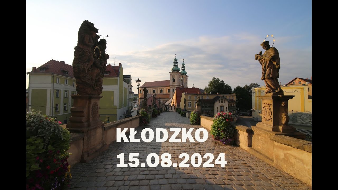 Kłodzko, krótki spacer, 15.08.2024 , miesiąc przed powodzią.