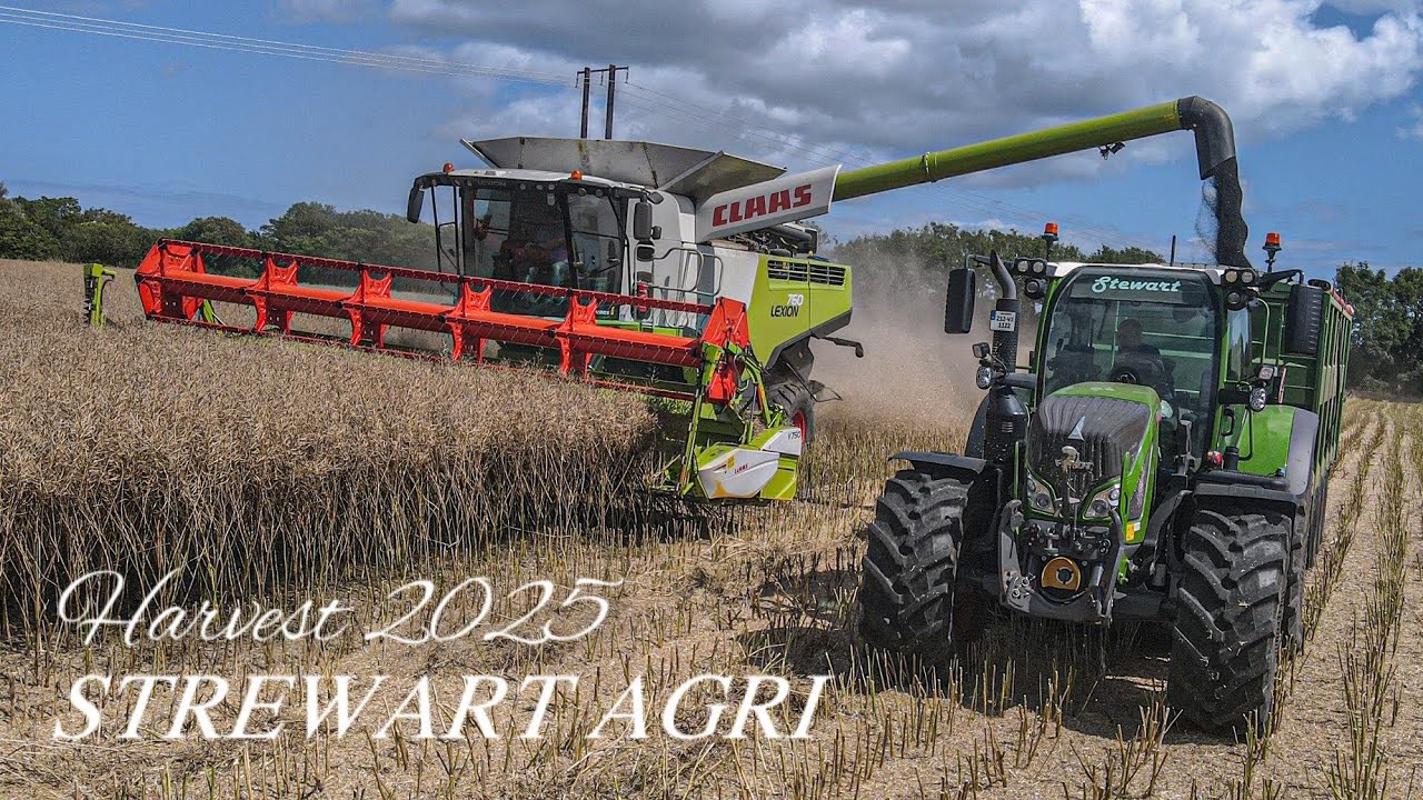 Harvest 2025 - Stewart Agri - Claas Lexion 760 & Fendt 724