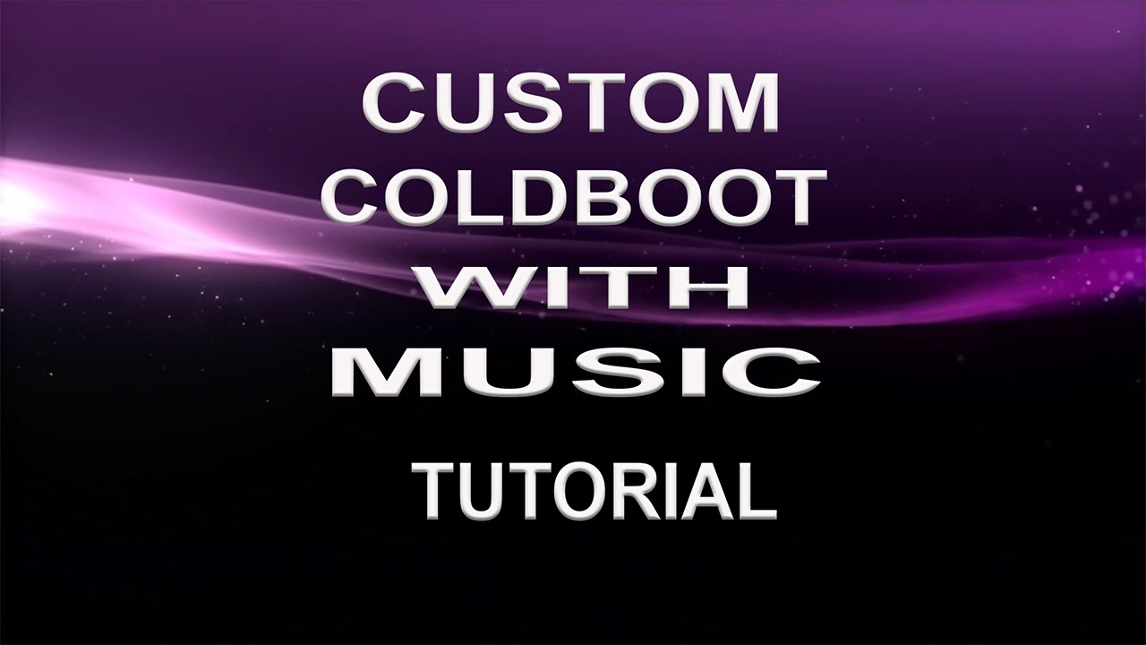 HOW TO MAKE A CUSTOM COLDBOOT WITH MUSIC PS3 CFW
