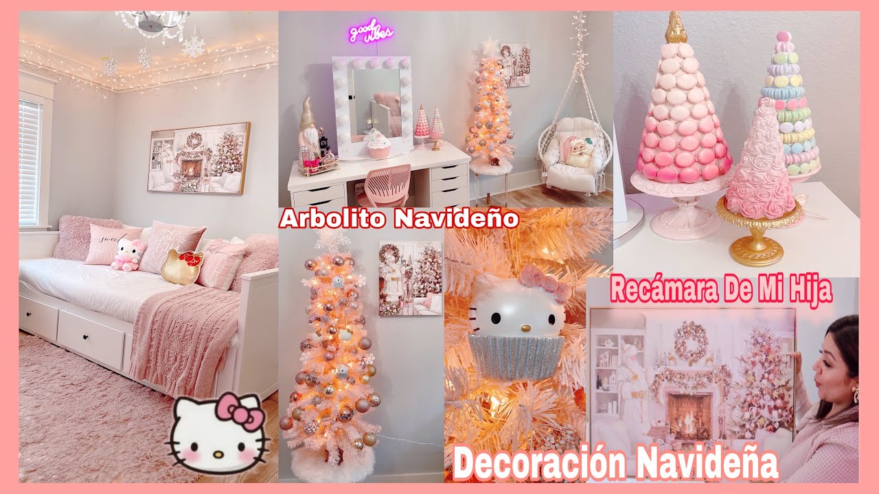 Decoracion Navideña De La Recámara De Mi Hija Adolescente