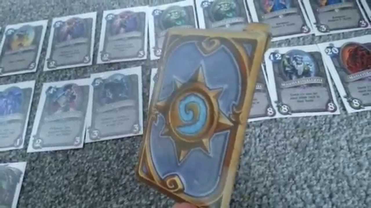 Handmade Replica Hearthstone: Heroes of Warcraft physical Cards - Handlock Deck