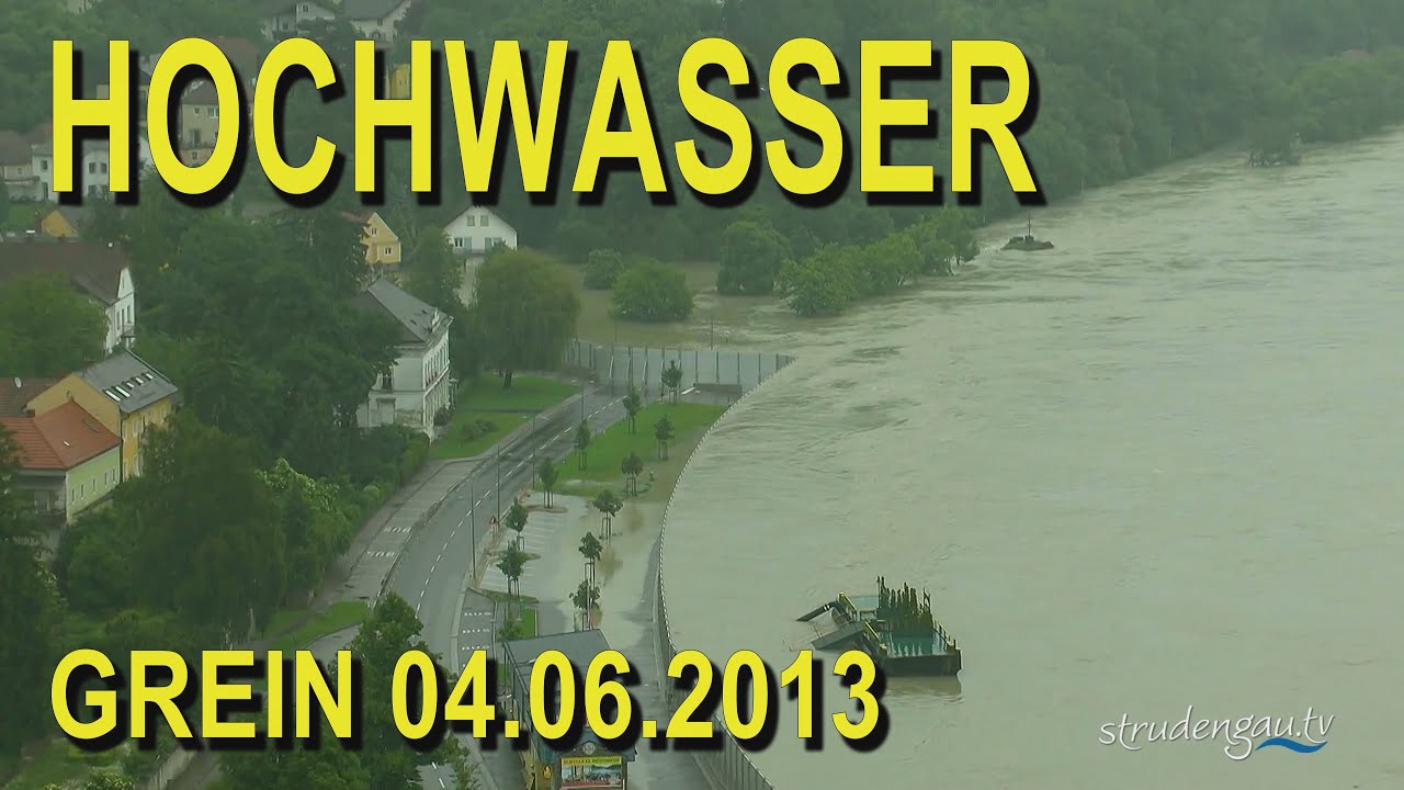Hochwasser Grein Stand 04.06.2013 17h