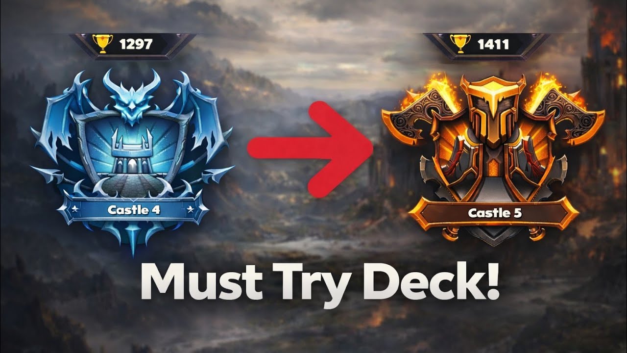 This Deck Instantly Pushes Castle 5! #games  #castle #gameplay 