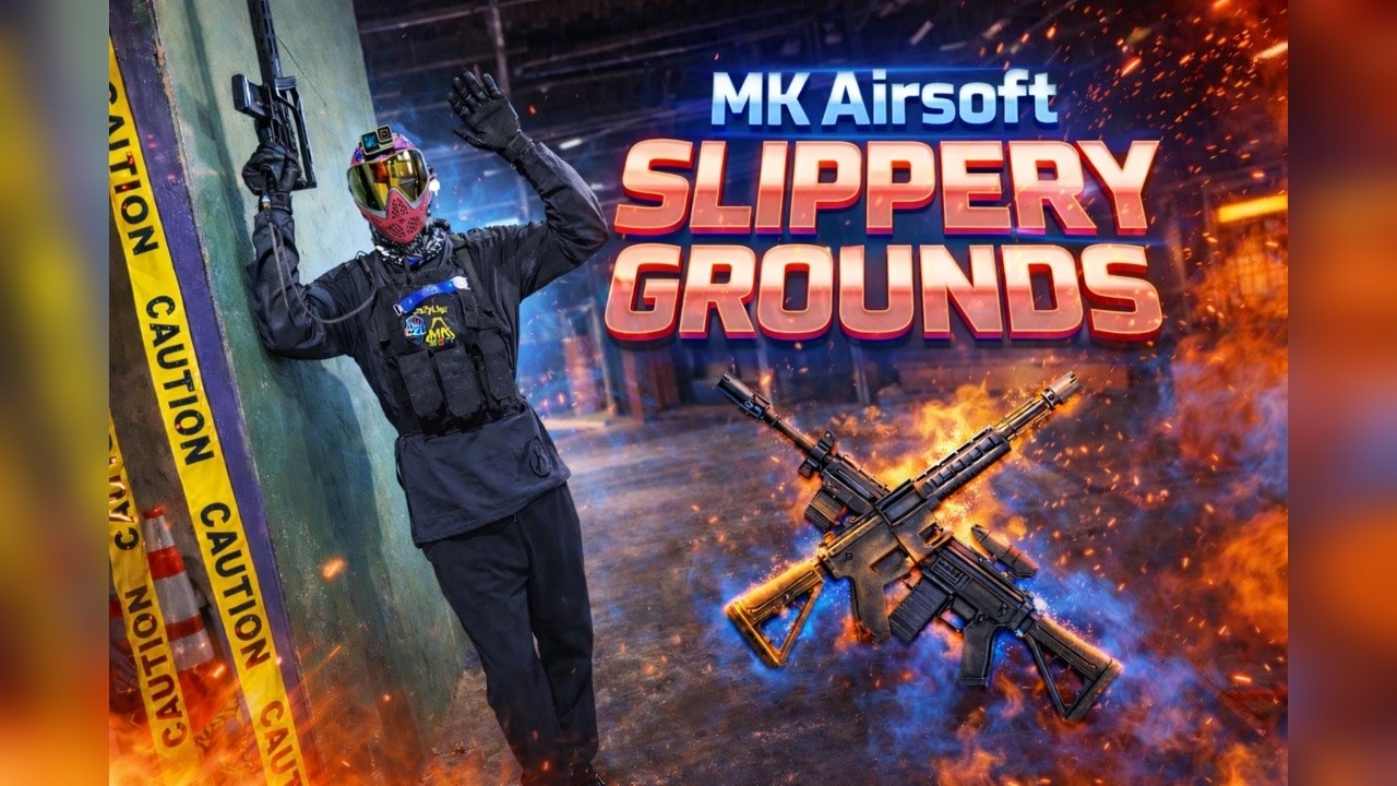 MK AirsoFt Caution Slippery When WeT