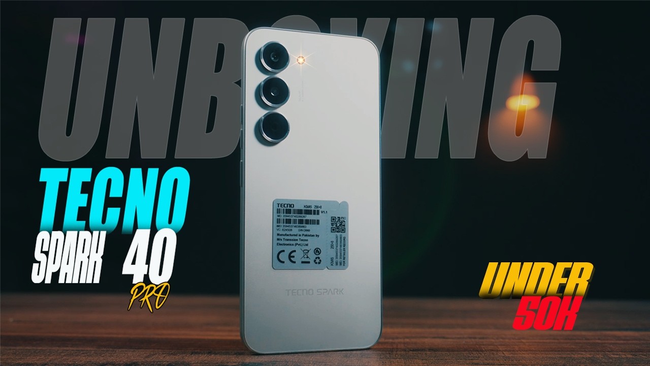 TECNO SPARK 40 PRO UNBOXING/ tecno spark 40pro/Best Mobile under 50k