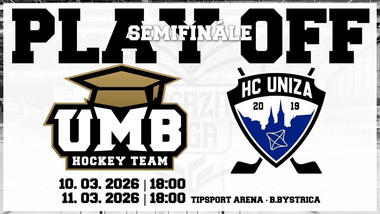 Univerzitná liga | Play Off (2. zápas): UMB Hockey Team vs. HC UNIZA | 11. marec 2026