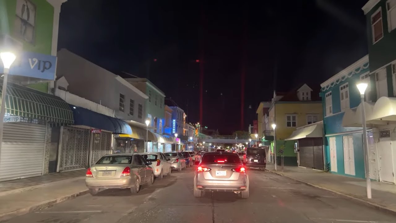 WHAT HAPPENS After Dark in Curacao? Live Vlog Road Trip! 🌙