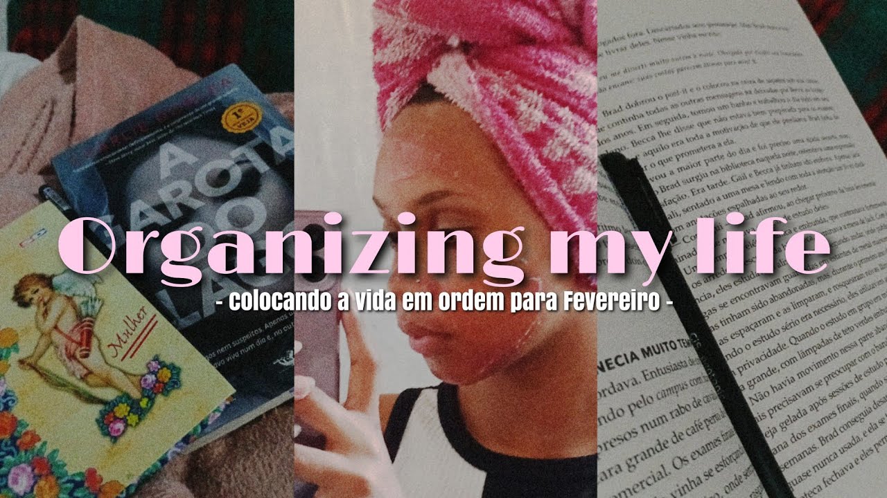 ORGANIZANDO MINHA VIDA | organização, planejamento mensal 🩷✨️