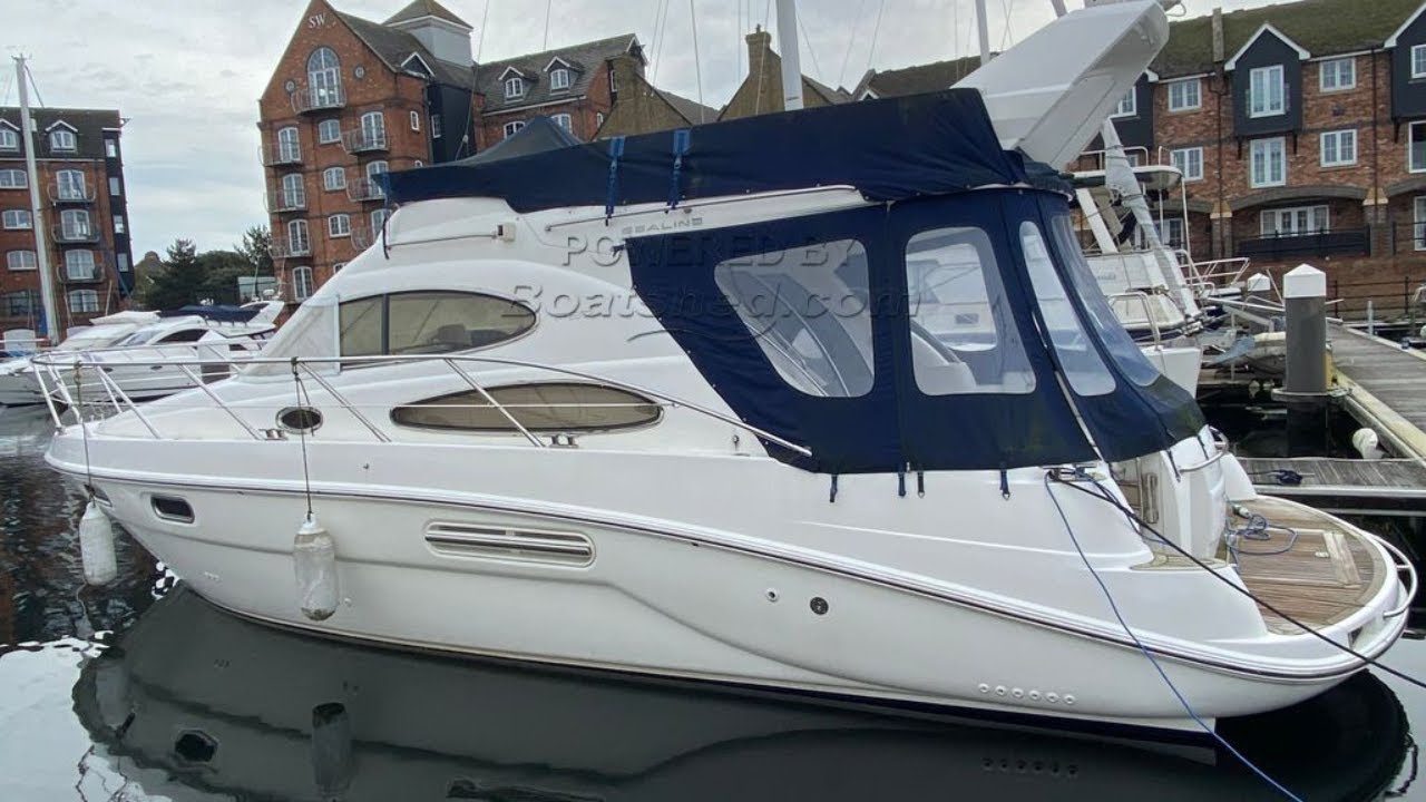 150 тыс. фунтов стерлингов. Экскурсия по салону Sealine F37 2007 года в виртуальной реальности!