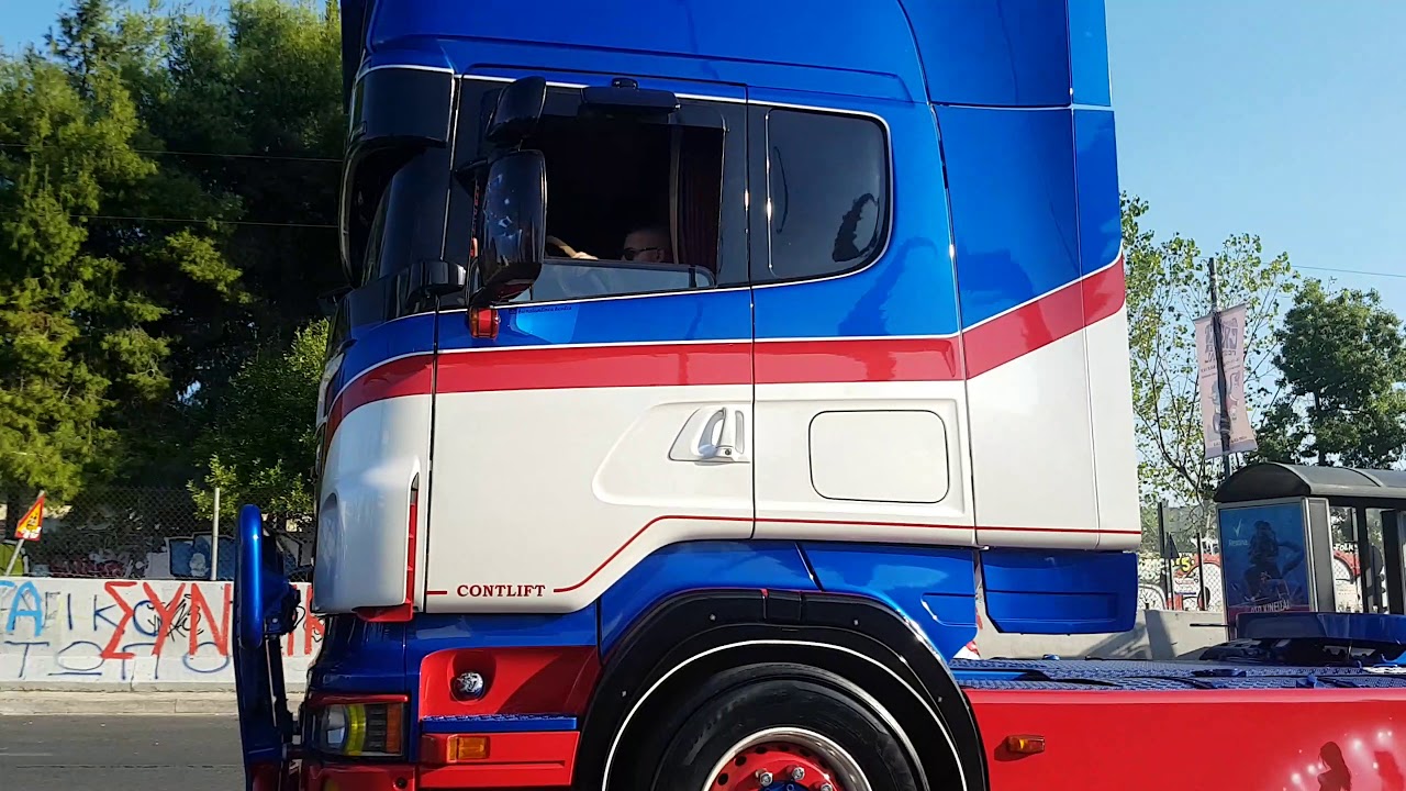 Scania convoy Motor festival 2019