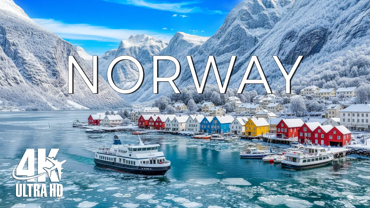 Norway Winter 4K | Snow-Covered Fjords, Arctic Silence & Nordic Winter Magic – 4K Video