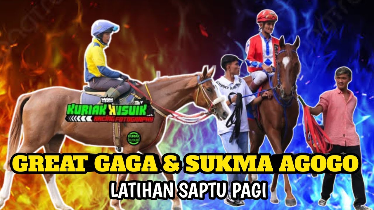 Kuda GREAT GAGA & SUKMA AGOGO Latihan Saptu Pagi