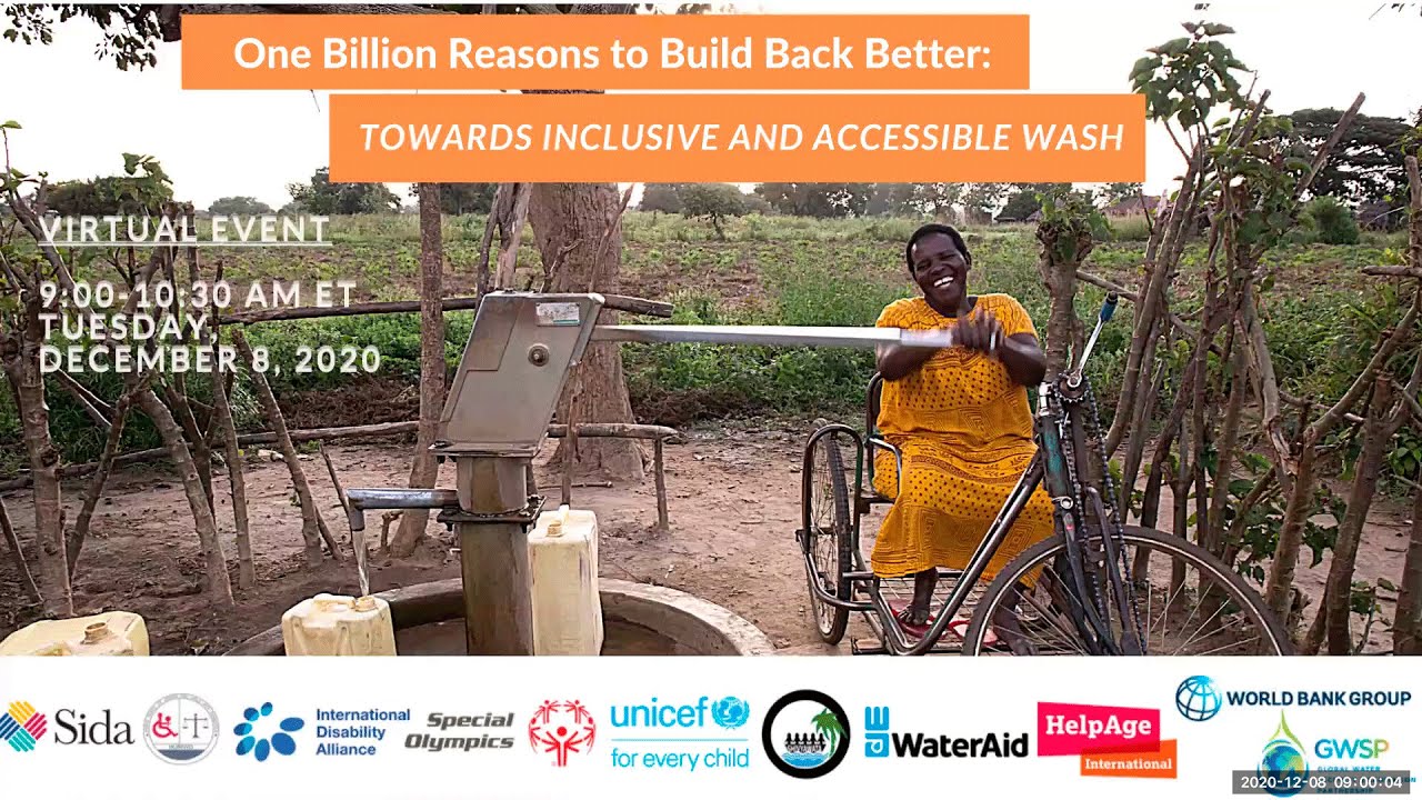 One Billion Reasons to Build Back Better: Towards Inclusive and Accessible WASH
