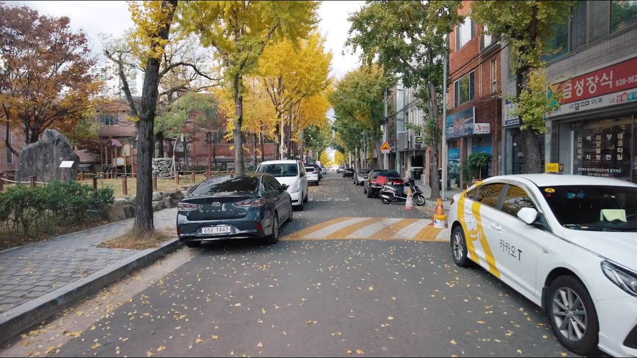 【Korea City Tour】 Daegu - Southwest Residential Area In November
