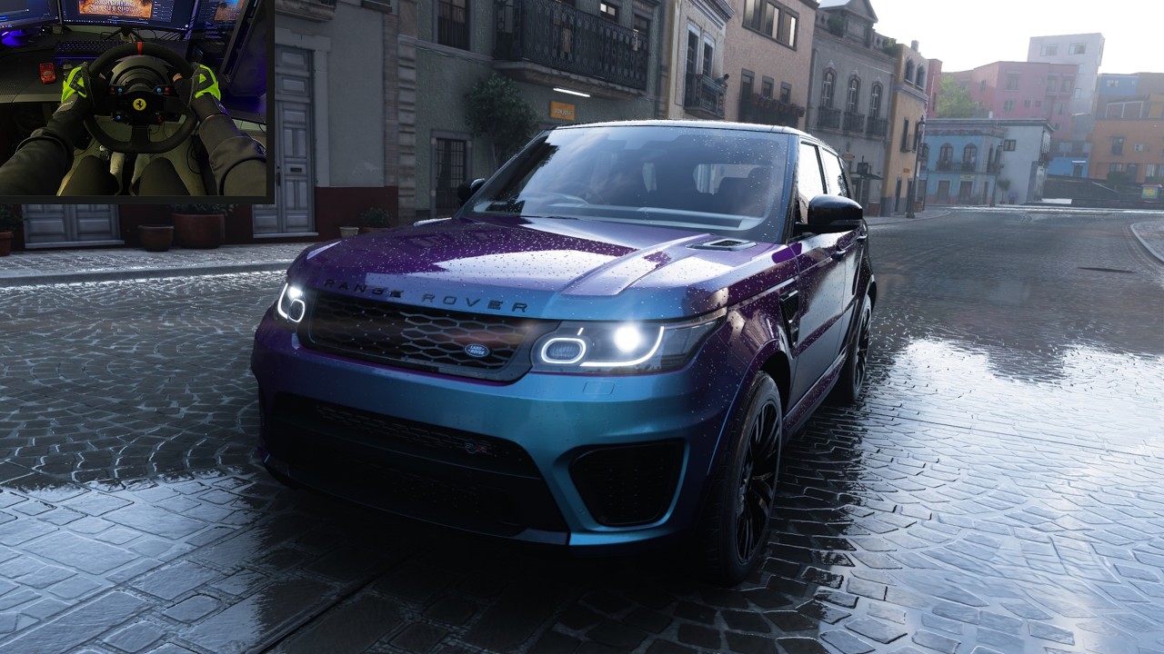 Land Rover Range Rover Sport SVR | Steering Wheel Gameplay | Forza Horizon 5 | Thrustmaster T300