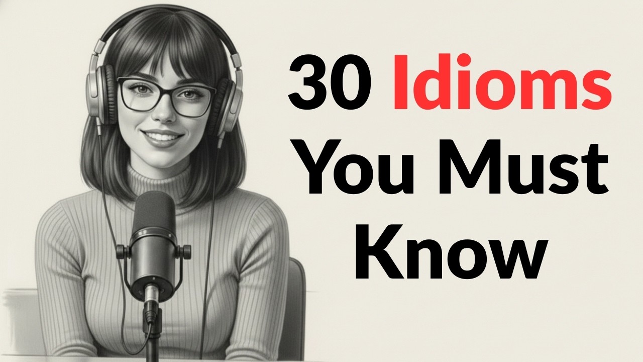 30 English Idioms You Must Know | Real English Expressions for Daily Conversation