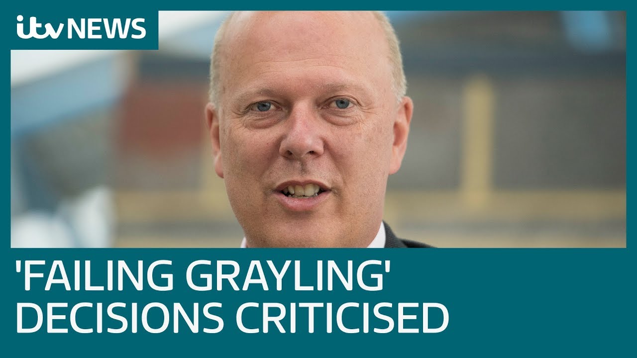 Chris Grayling MP criticised over Department for Transport decision making | ITV News
