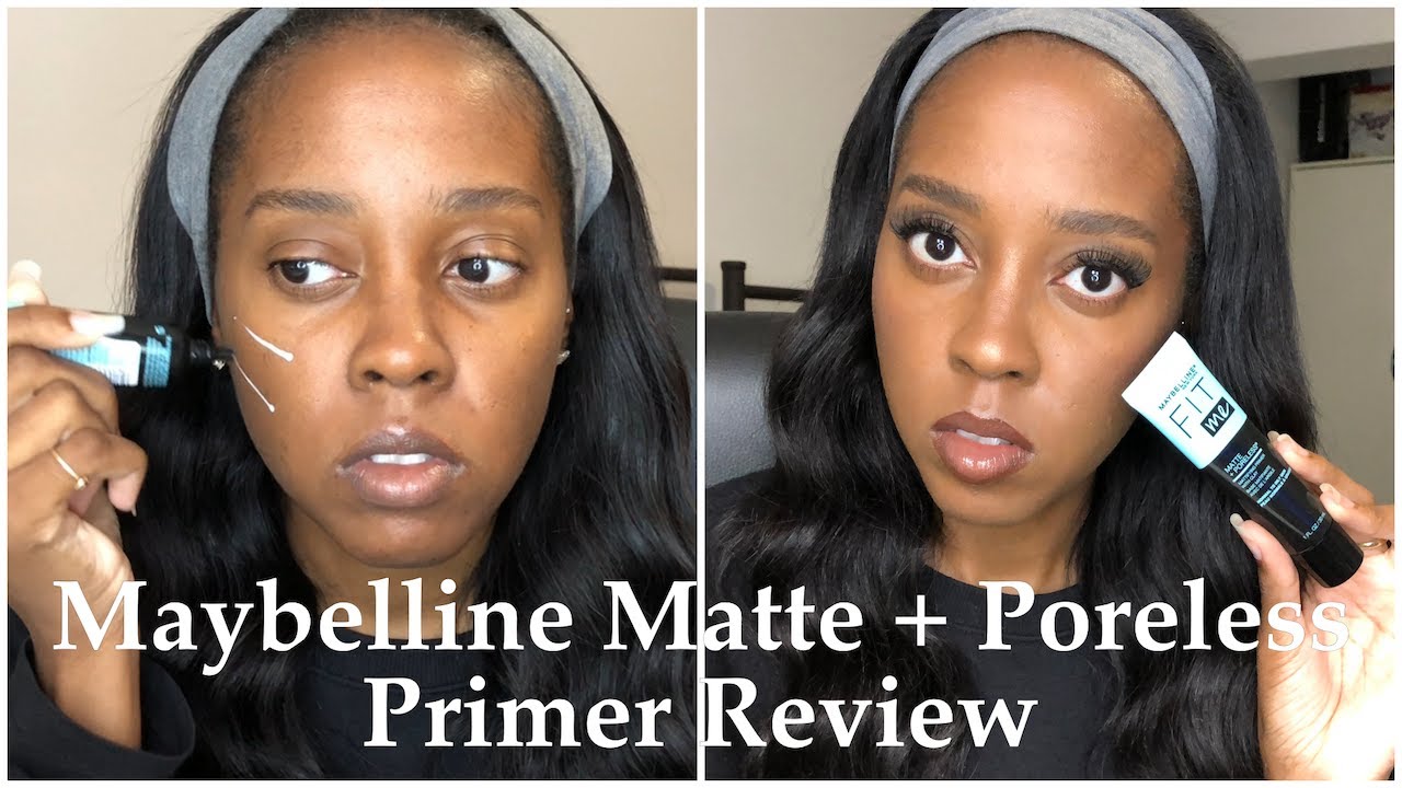 New Maybelline Matte + Poreless Mattifying Primer Review + Wear Test / Oily Skin
