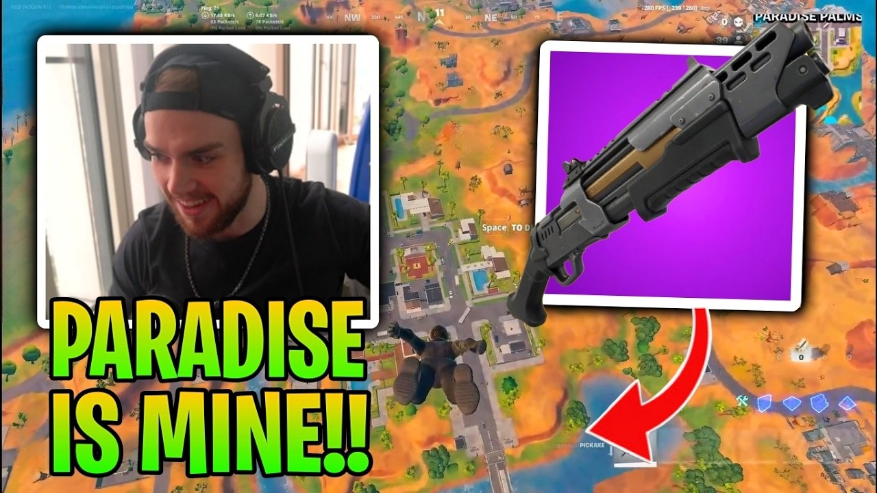 Mongraal Is LITERALLY UNSTOPPABLE in Paradise Palms Reload Ranked
