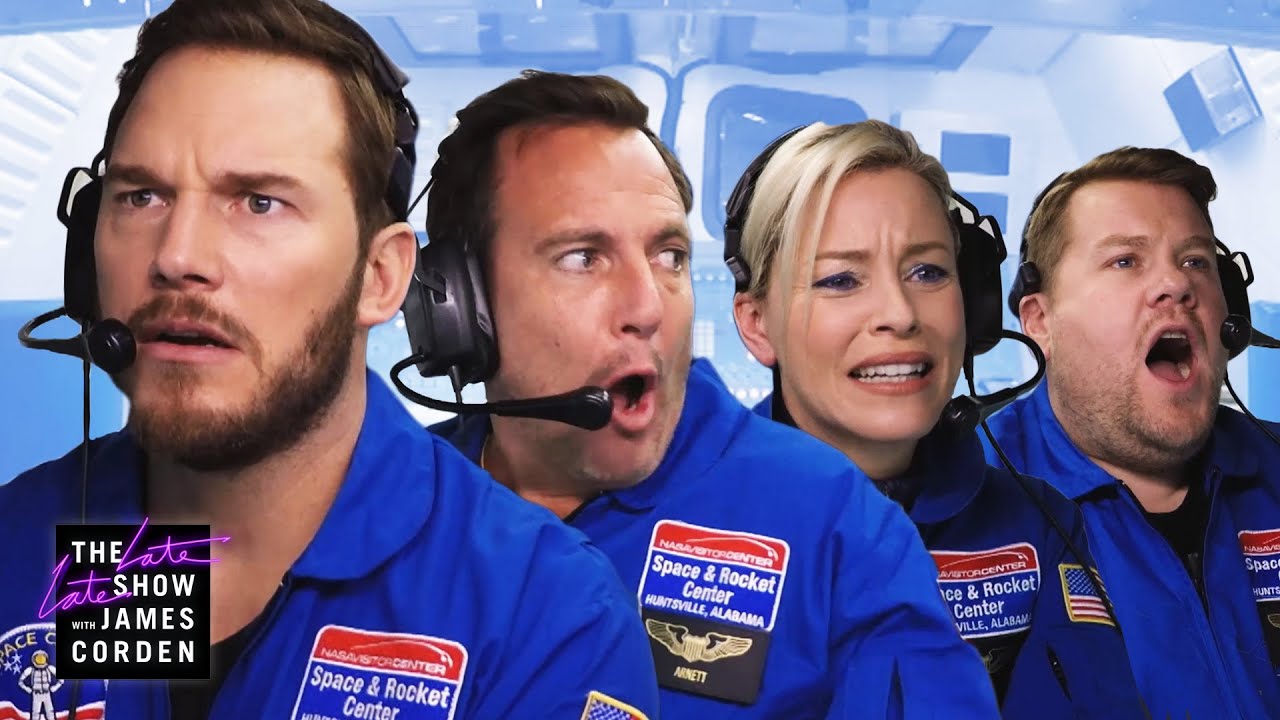 Astronaut Training w/ Chris Pratt, Elizabeth Banks & Will Arnett