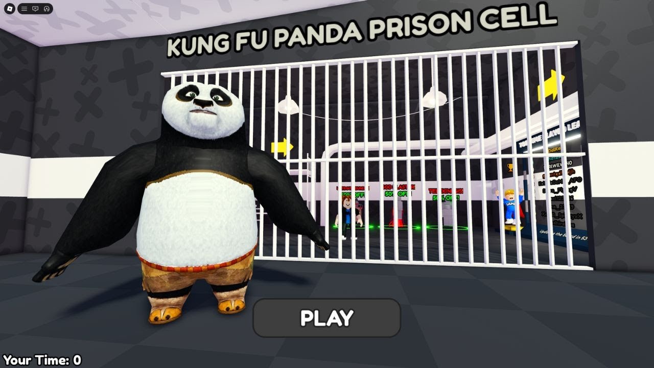Roblox Kung Fu Panda Prison Escape (INSANE)