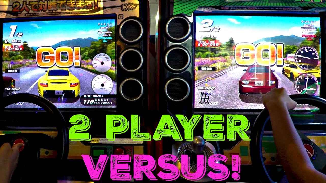 Arcade Game Wangan Midnight Maximum Tune 3DX+ VS Mario Kart Arcade