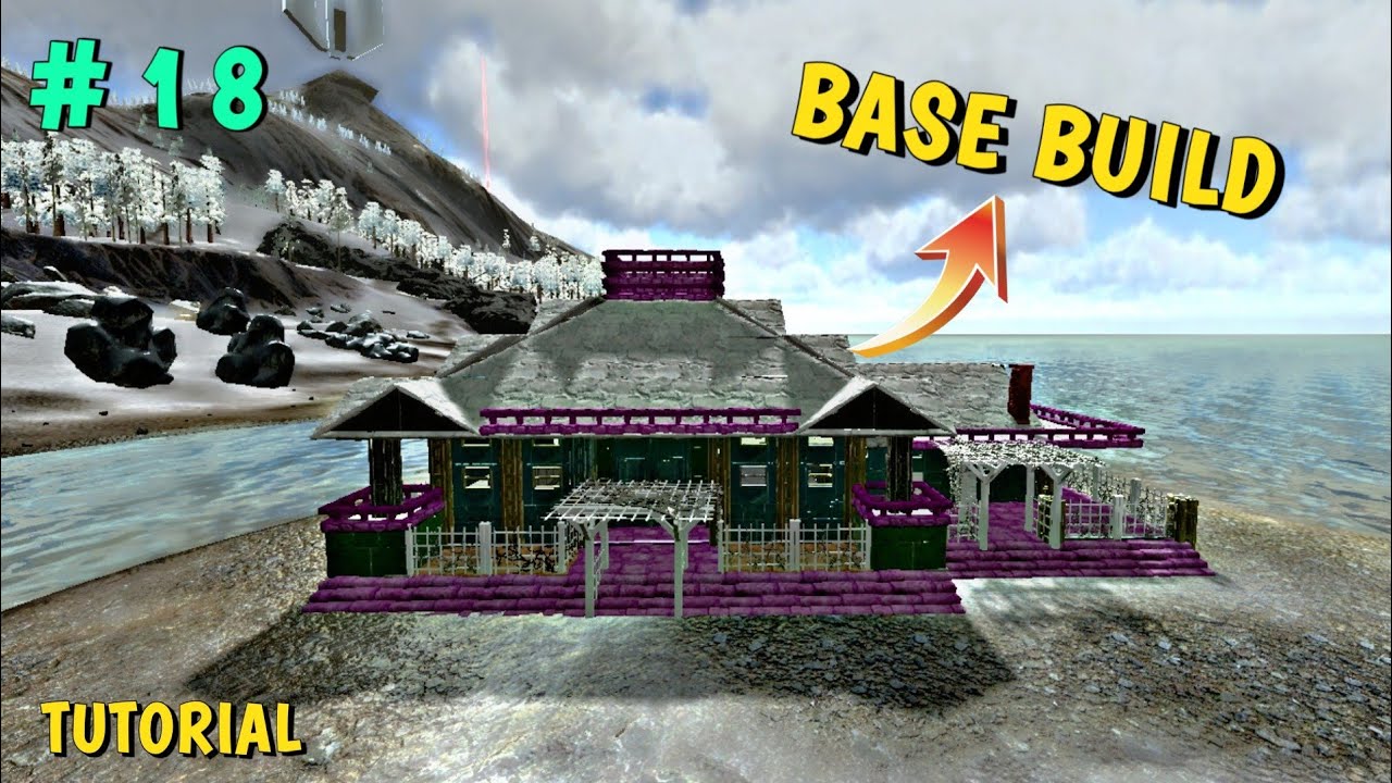 Ark Mobile Modern Base Build With Tutorial Step By Steps | E 18