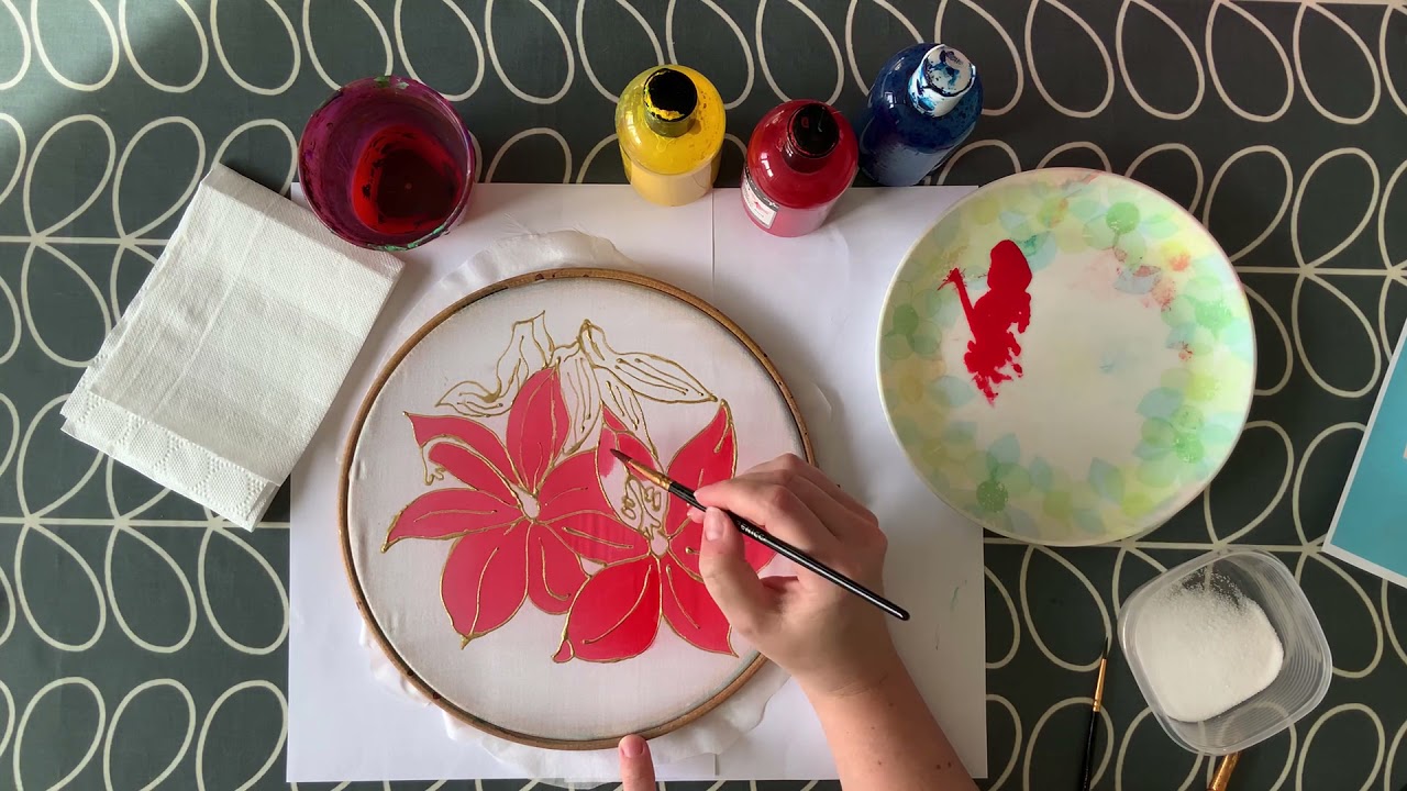 Level 1 Mixed Media - Silk painting technique 3