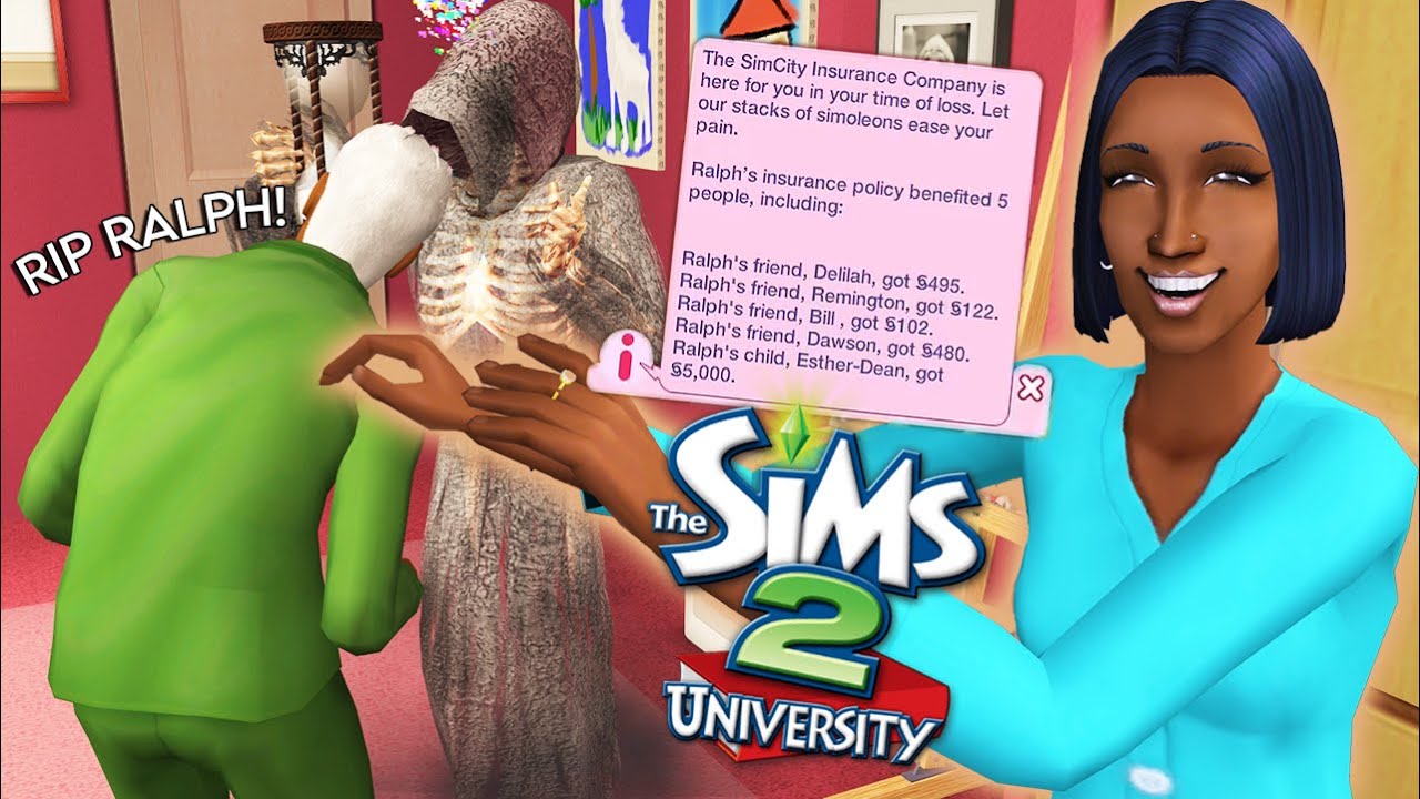 HER BABY DADDY IS GONE! RIP 💔 The Sims 2: University | LIFE AFTER COLLEGE #9