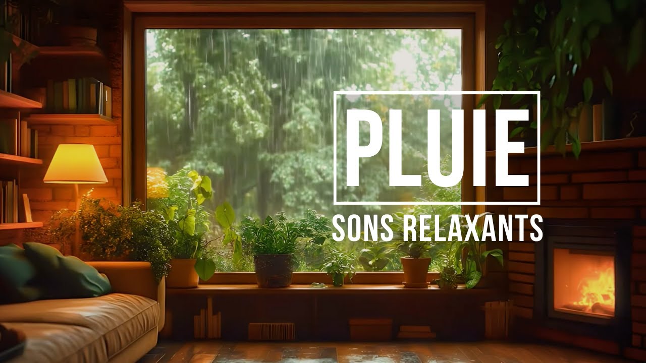 🌧️🔥Ambiance Pluie & Feu | Se Relaxer & Dormir - Rain & Fireplace Cozy Room