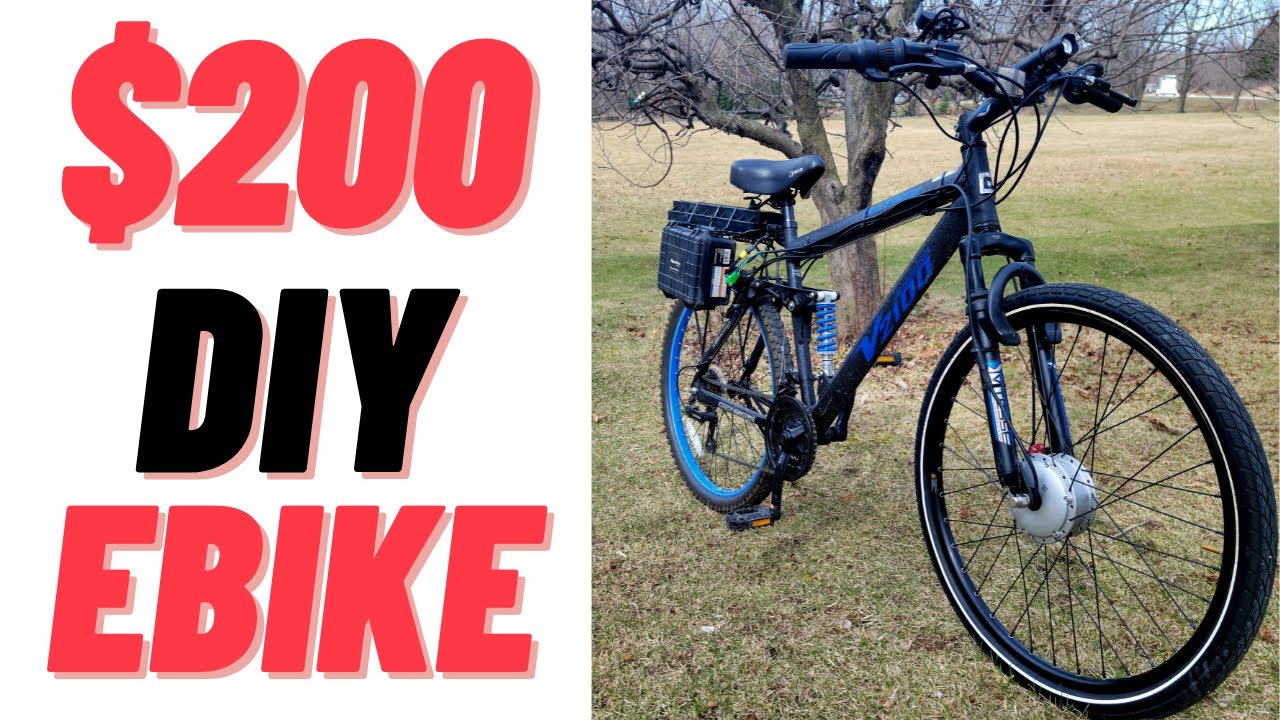 $200 eBike Build - Step by Step Tutorial