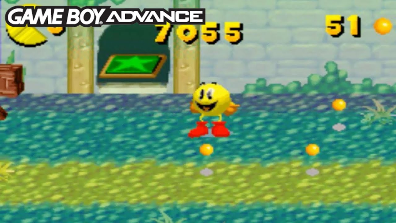 Pac-Man World (Gameboy Advance Gameplay)