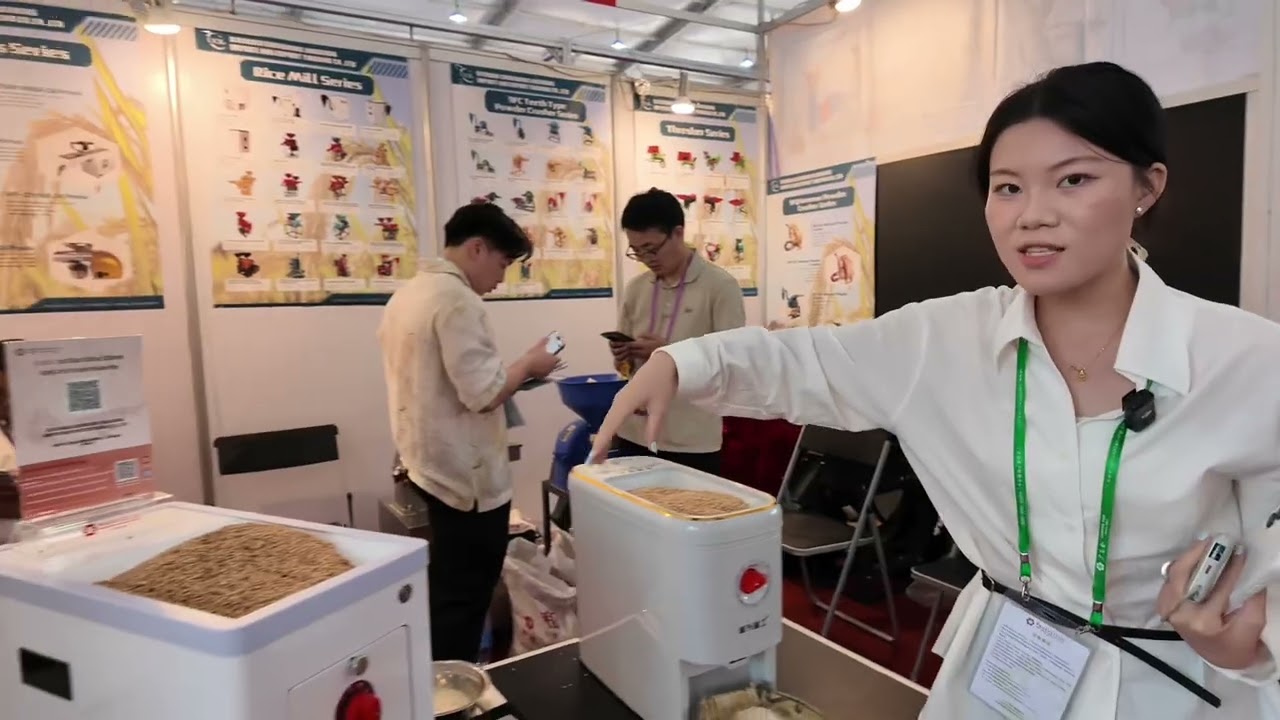 Портативная рисовая мельница 100 долларов США #китай #cantonfair #рисоваямельница #трендовыепродукты