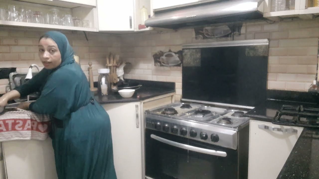 روتين تنظيف المطبخ وترتيبه مع ام سمسمه 😇