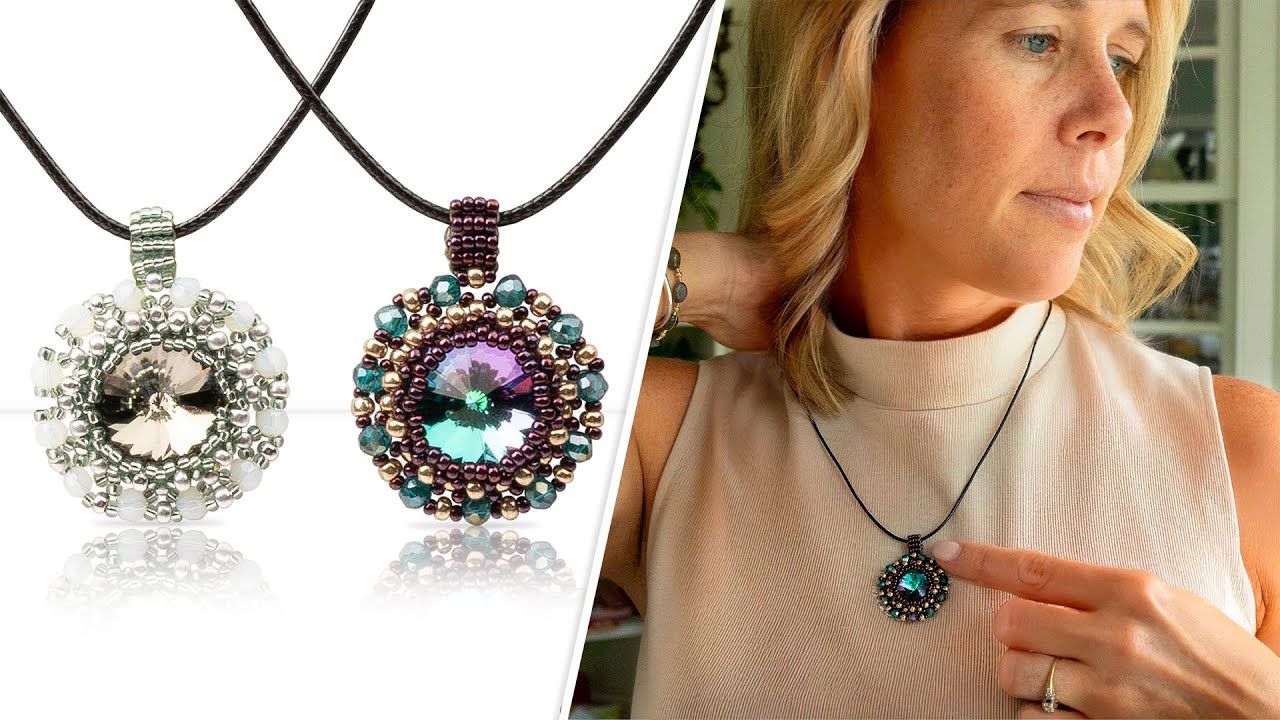 Sovereign Crest Pendant - DIY Jewelry Making Tutorial by PotomacBeads