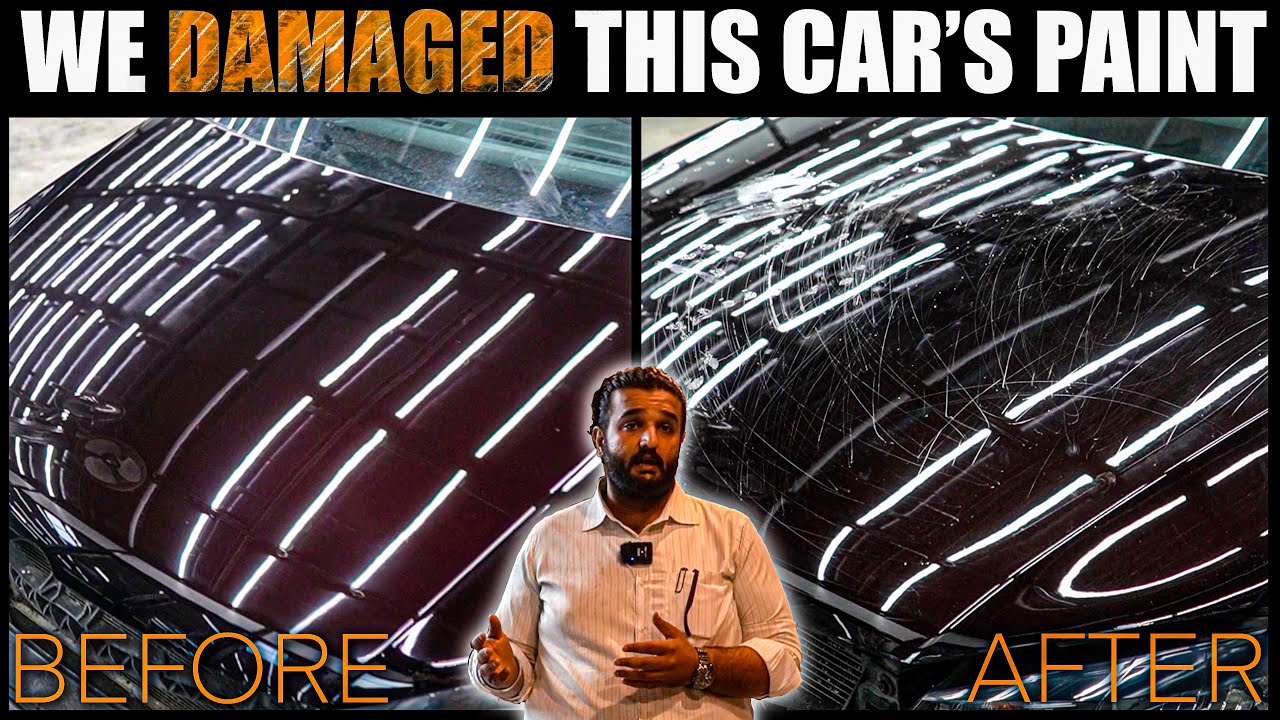 How does PPF protect your car’s paint | Live demo & damage