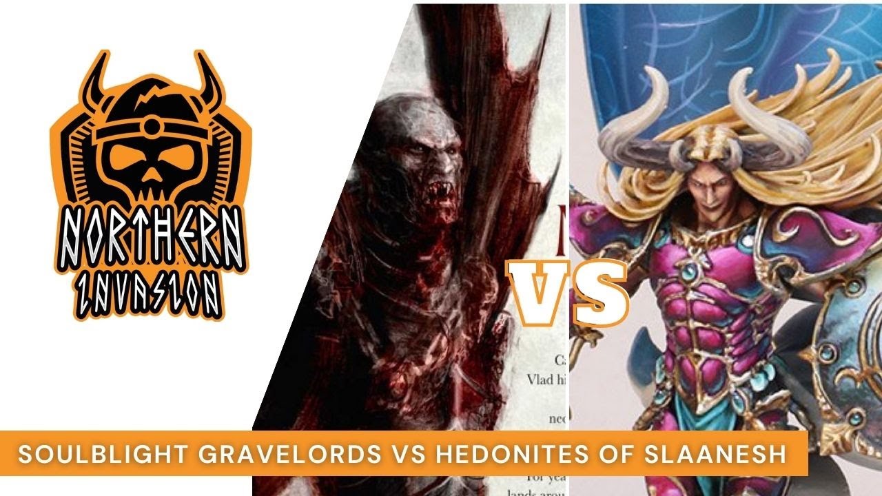 Soulblight Gravelords Vs Hedonites of Slaanesh (1000pts): Age of Sigmar Battle Report