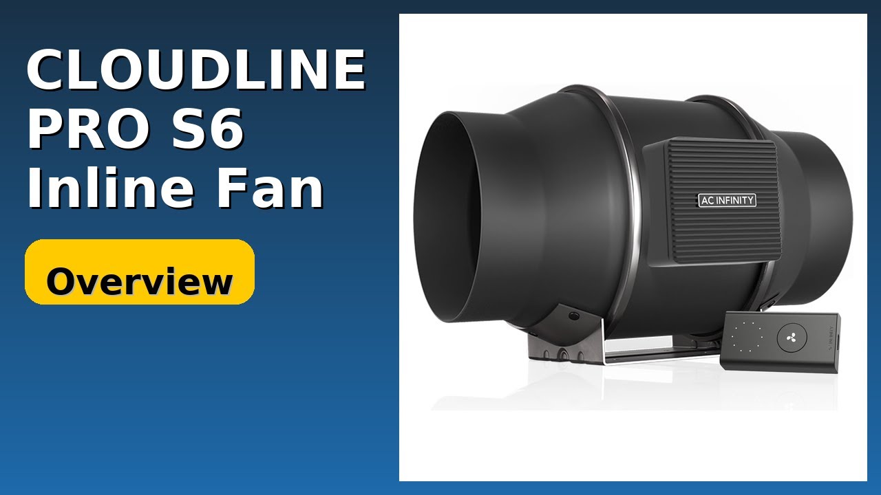 REVIEW (2026): CLOUDLINE PRO S6 Inline Fan. Features.