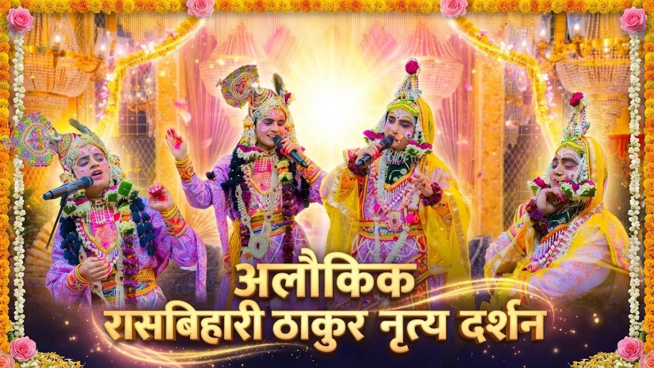 राधा केलि कुंज में श्री रासबिहारी ठाकुर का अलौकिक नृत्य दर्शन –प्रेम, रस और आनंद की वर्षा //20/12/25
