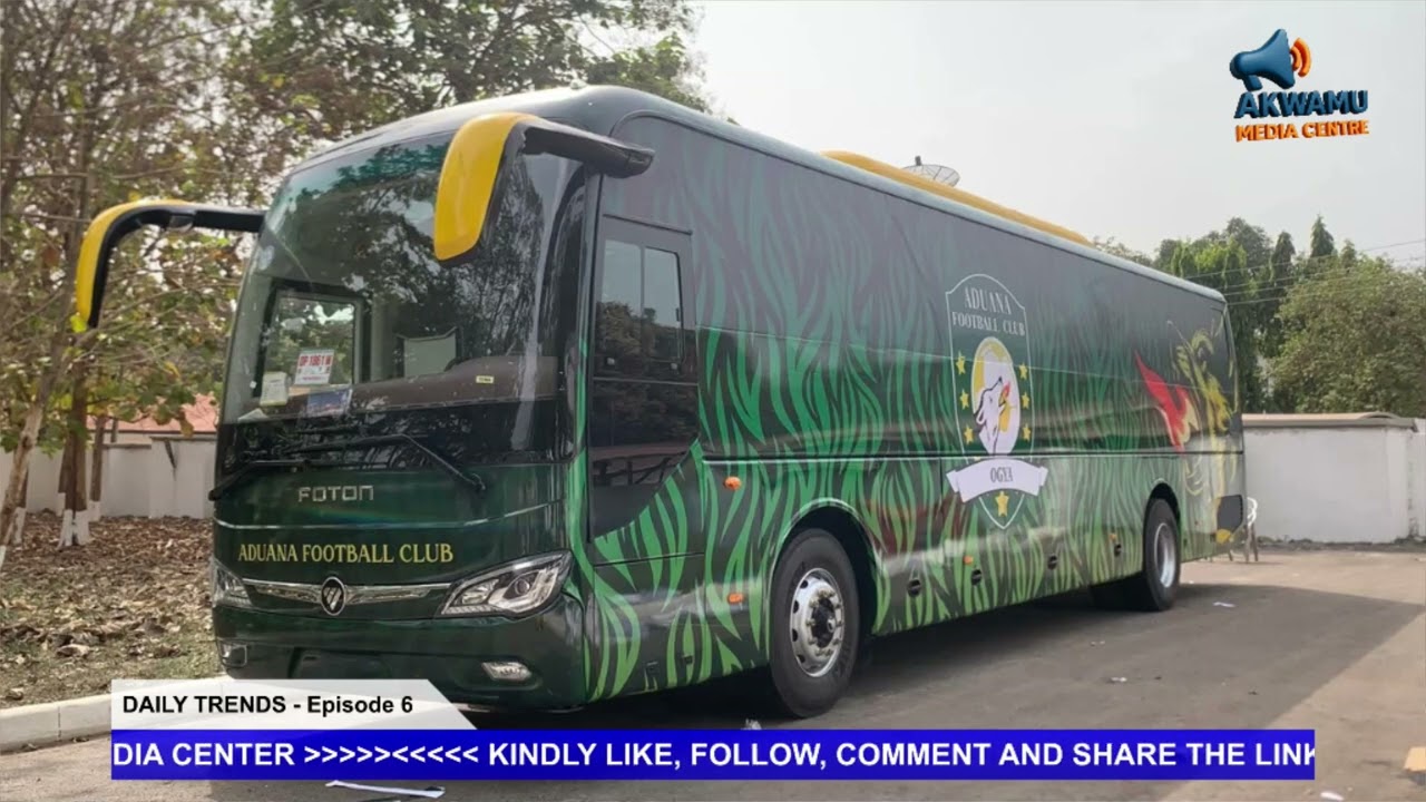 Aduana Football Club unveils their New Bus