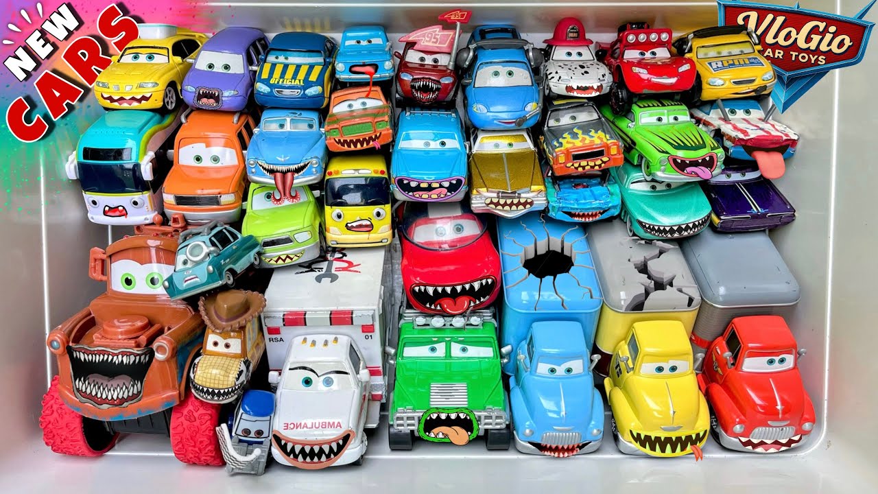 Disney Pixar Cars Unboxing Review | Lightning McQueen, Tow Mater, Doc Hudson, Sally Carrera, Cruz