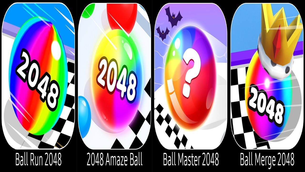Ball Run 2048 VS 2048 Amaze Balls VS Ball Master 2048 VS Ball Merge 2048 All Levels Gameplay Ep 1