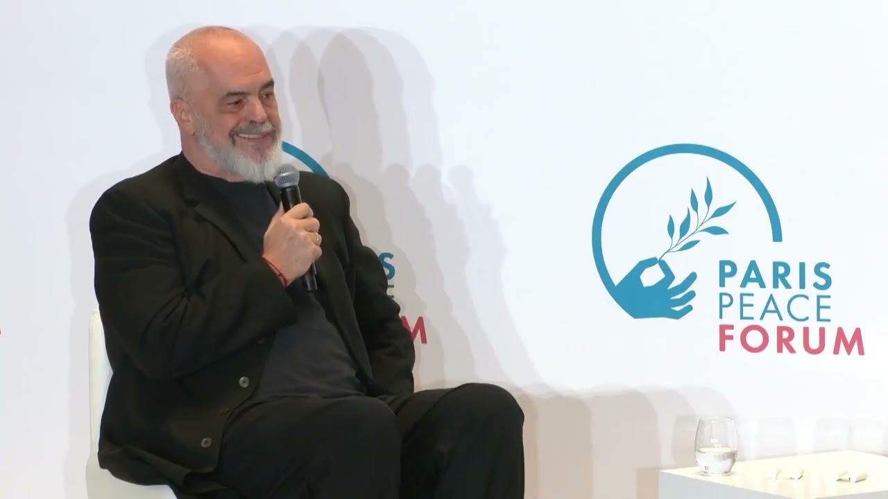 Премьер-министр Эди Рама -📍Париж – Парижский форум мира 🇫🇷🕊️🇦🇱